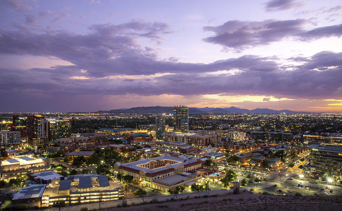 Tempe viewed from Hayden Butte