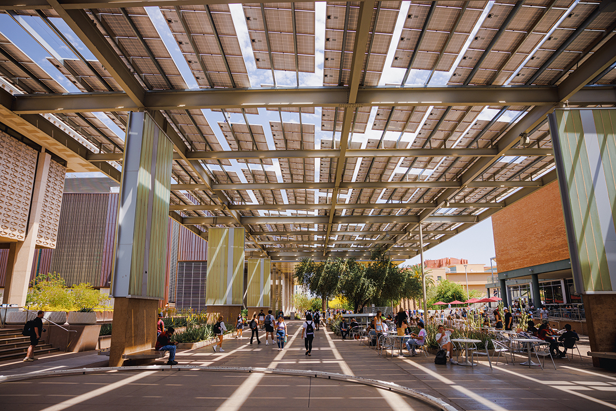 Solar panels at the MU